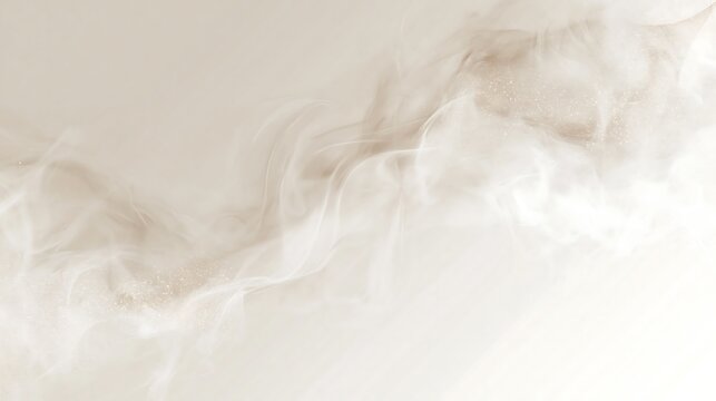 Abstract Swirl of Light Beige and White Hues with Gentle Glitter
