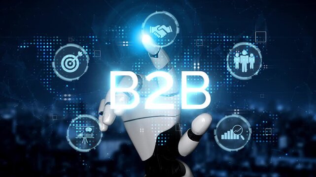 B2B strategy and technology transforming business-to-business operations, optimizing communication, and enhancing market efficiency with digital B2B tools and innovation. Muxer