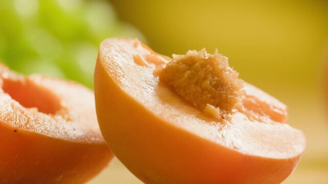 Fresh ripe apricots, peach and nectarine isolated on a white background. Colorful summer stone fruits with natural texture, healthy organic food, vegan nutrition, fresh harvest, juicy seasonal produce