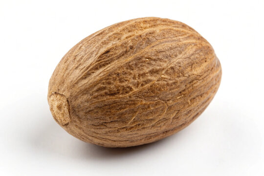 coconut on white background