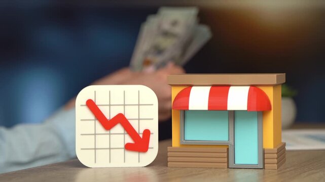 Fall in business profits. Businesses are threatened by crisis and falling profits. Unexpected repair costs. Economic challenges and upheavals.