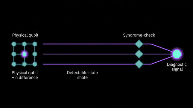 Quantum error detection pathway through syndrome checks