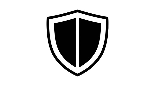 Vector illustration of shield icon set, vector illustration on a transparent background
