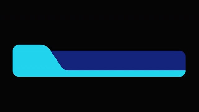 Lower third title modern animation banner for overlay Blue designs with alpha channel. Perfect for video editing, news, presentations, interviews, and social media.