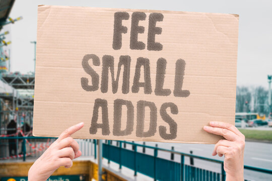 "Fee small adds" A convenience fee is easy to dismiss until you see the total. FEE. CONVENIENCE. HIDDEN. CHARGE. TOTAL.