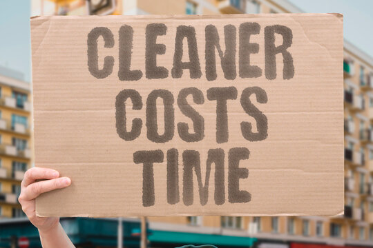 "Cleaner costs time" Hiring help saves hours but adds a monthly line item. CLEANING. SERVICE. TIME. MONEY. VALUE.