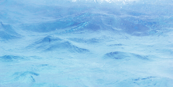 Blue background water sea
