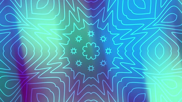 Blue green gradient mandala overlay art for backgrounds, web design, print materials, mindfulness products. Aesthetic, symmetrical, intricate design for calming visuals.