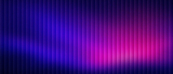 Abstract neon purple background with vertical lines. Futuristic dark blue texture with glowing light effects. Modern geometric pattern for digital banners, tech wallpapers and creative media.