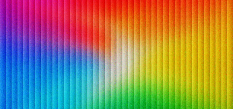 Vibrant rainbow vertical stripes background, colorful abstract gradient pattern with linear texture. Multi-colored spectrum lines wallpaper, bright neon striped backdrop for creative design.