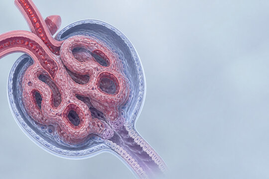 Damaged Kidney Glomerulus in Diabetic Nephropathy