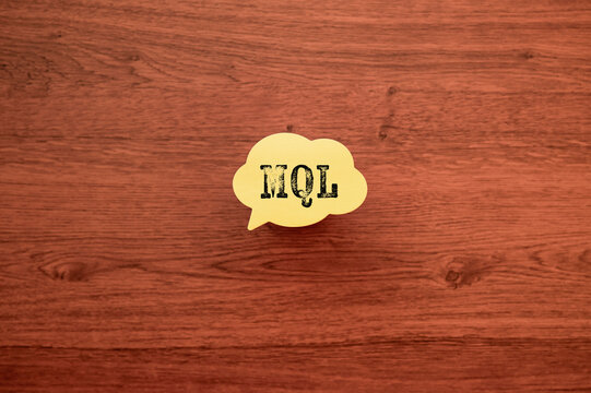 MQL Marketing Qualified Lead Messaging on Desktop Speech Bubble &mdash; ideal for sales funnel and lead qualification articles