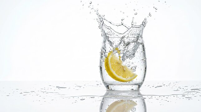 lemon in water