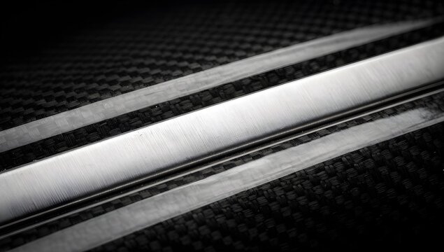 Luxury carbon fiber composite texture with premium industrial finish