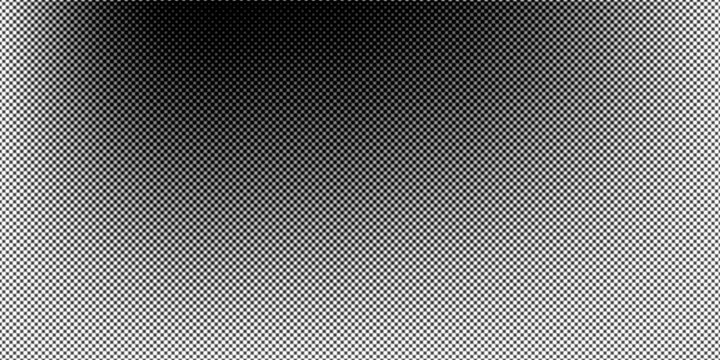 Set of halftone dots gradient pattern texture isolated on white background. Straight dotted spots using halftone circle dot raster texture. Vector blot half tone collection.