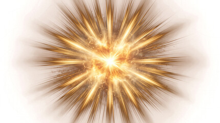 Obraz premium Golden light burst explosion vector illustration for celebrations and dynamic backgrounds