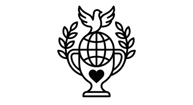 Global Peace Trophy Icon