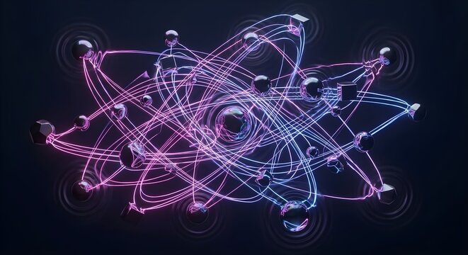 Abstract Atomic Structure and Quantum Particle Orbit Network Concept