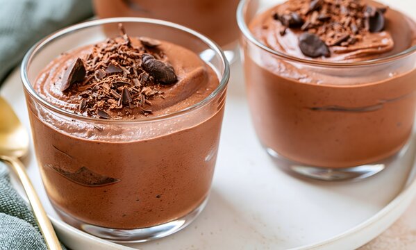 homemade chocolate mousse