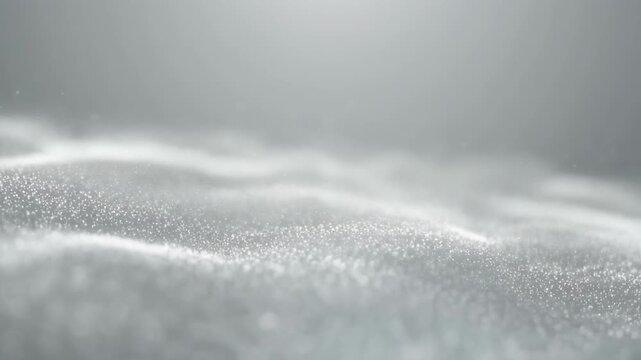 slow motion ocean waves crashing on sandy shore
