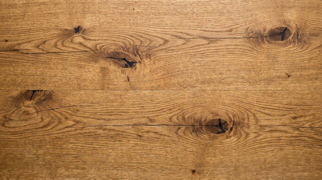 Rustic natural oak wood grain texture with dark knots background hardwood