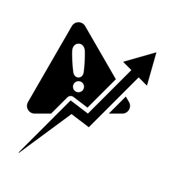 Escalation Icon - Solid Black