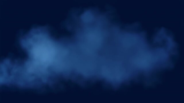 Slow motion cloud formation in blue sky timelapse