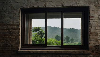 Fototapeta premium Sliding window 