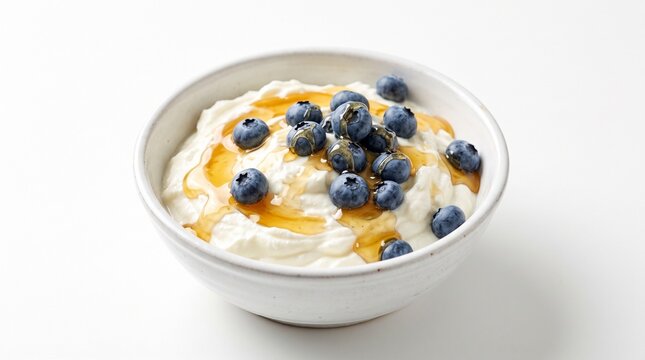 Greek yogurt blueberries