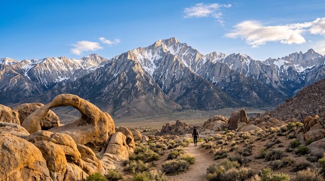 Hiking Alabama Hills