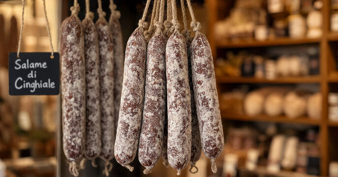 Handwoven beige and gray speckled salome cowgirl fringe shirt hanging on wooden rack in rustic boutique