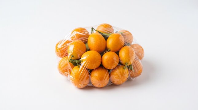 Fresh kumquats wrapped