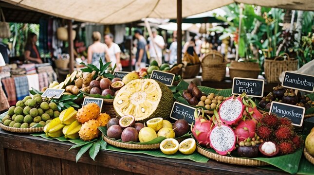Exotic fruit market