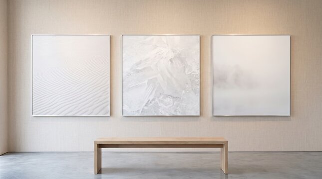 Minimal art gallery