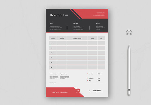 Creative Invoice Template