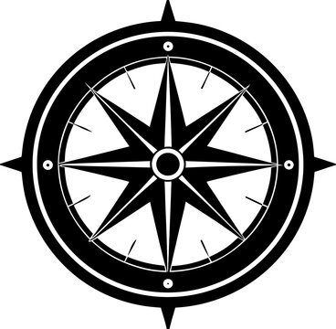 compass rose vector