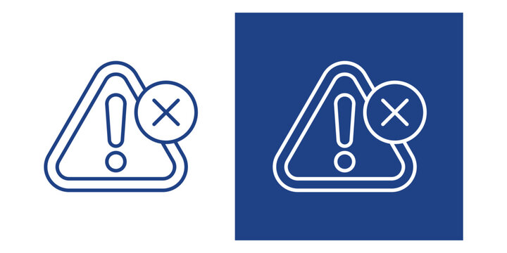 Financial Crisis Blue And White Icon Style Collection