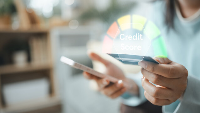 Monitor your credit score on a smartphone to improve financial health, borrowing power, and loan readiness with secure digital banking.