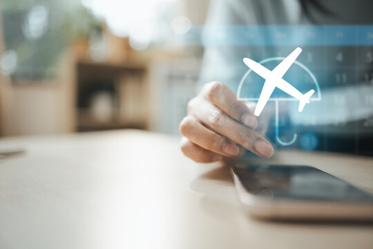 Travel insurance protection displayed on a smartphone for secure trip planning, digital policy management, and online booking.