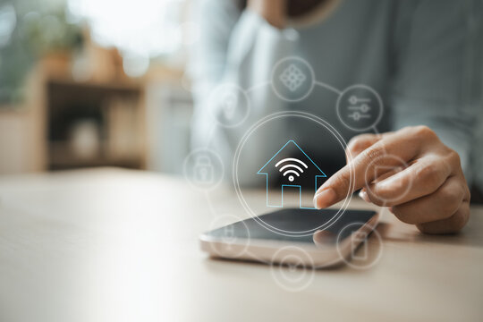 Smart home control on a smartphone enables IoT automation, remote device management, energy efficiency, and secure connected living.