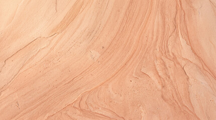 Fototapeta premium Coral pink sandstone texture. Natural stone background with organic flowing patterns.