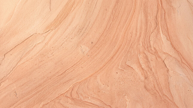 Coral pink sandstone texture. Natural stone background with organic flowing patterns.