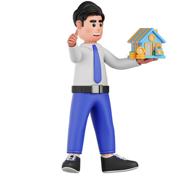 Secured Assets 3D Illustration