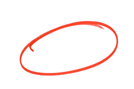 red circle mark