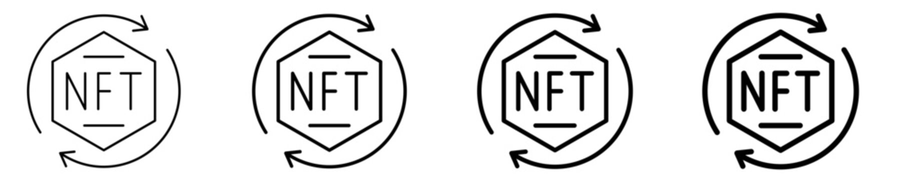 Nft Refresh Icon Set Different Style Collection
