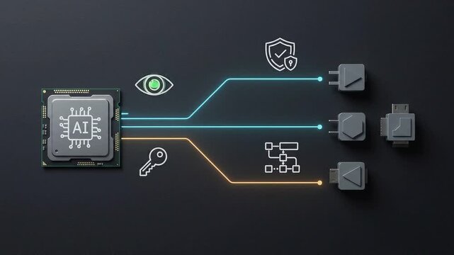 Artificial intelligence chip software integration and data connection