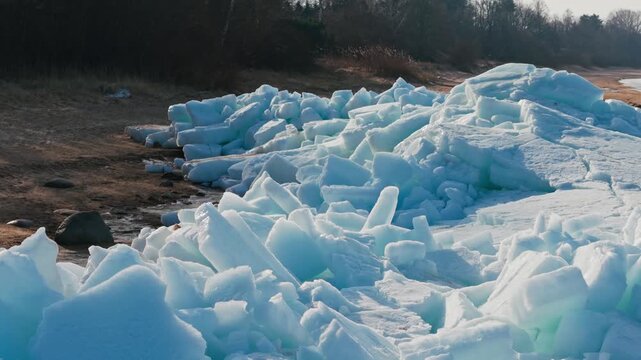 Baltic Sea Ice Pressure Reshaping Northern Coastal Landscape Naturally