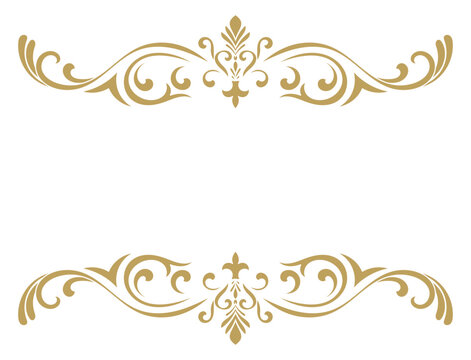 Vintage-style decorative photo frame with a golden-yellow border.