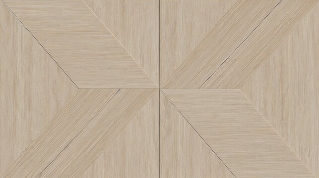 Light colored wood parquet flooring with interlocking geometric herringbone design herringbone flooring interior