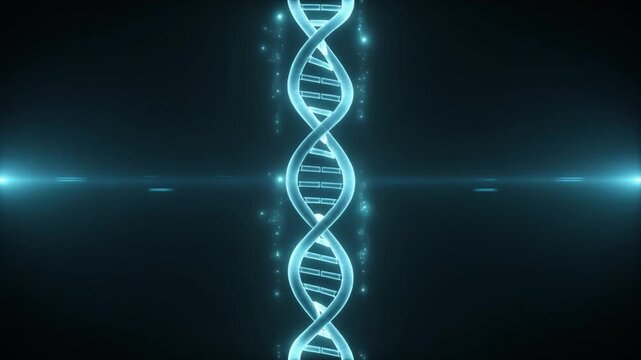 DNA Double Helix for Biotechnology, Genetics, Genetic Engineering and Medical Research
